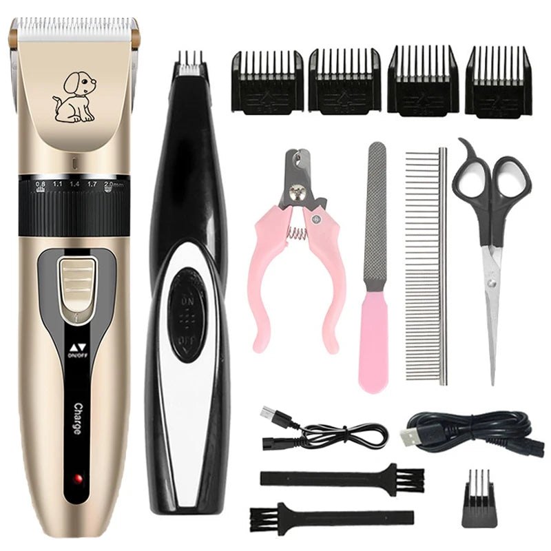 Electric Pet Clipper Grooming Kit 