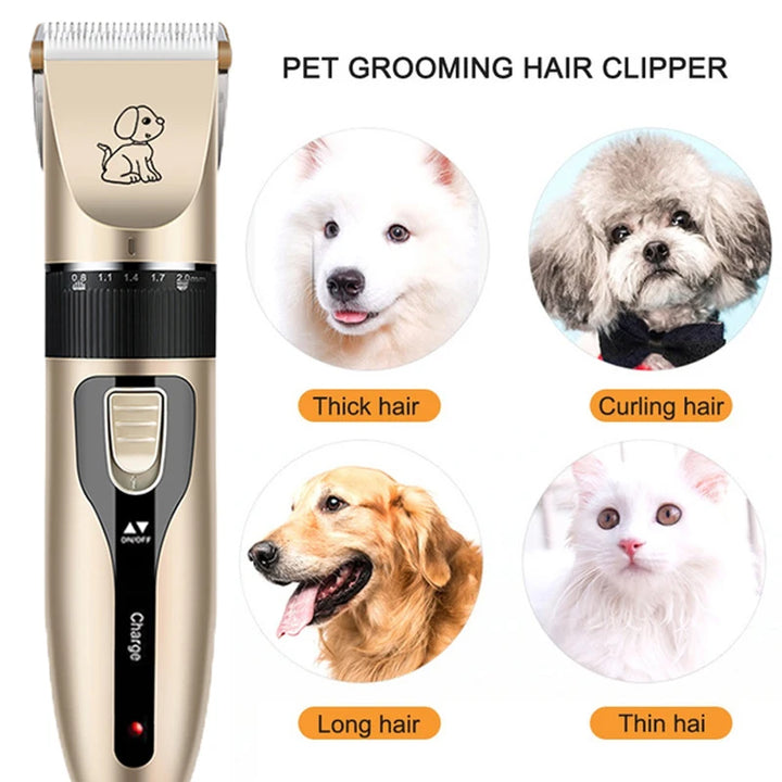 Electric Pet Grooming Clipper Kit