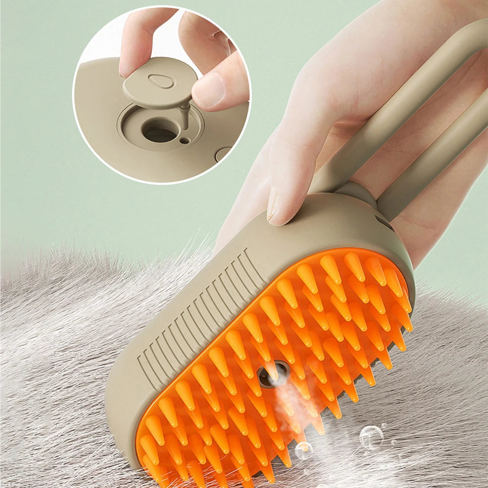 Electric Spray Pet Steam Brush