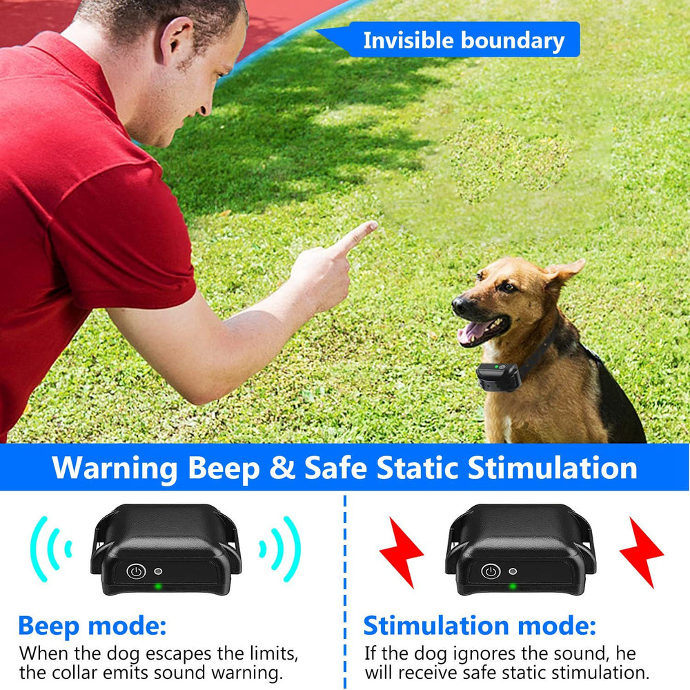 Electric dog boundary training collar
