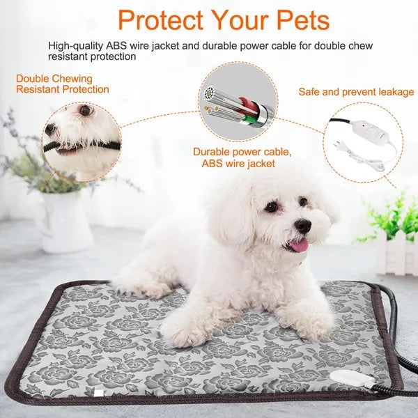 Electric pet blanket with temperature control