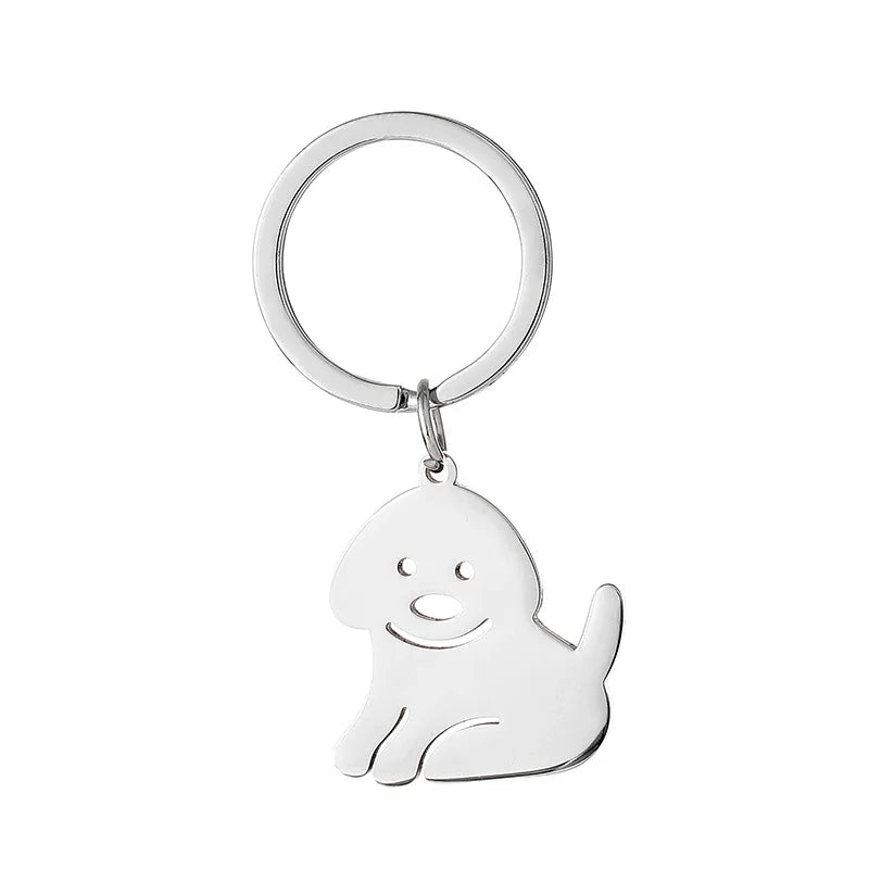 Elegant Dog keychain for daily use