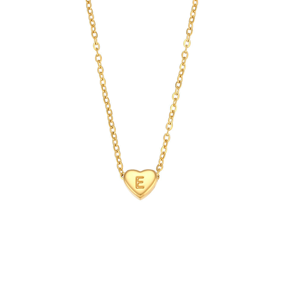 Elegant Heart Gold Necklace
