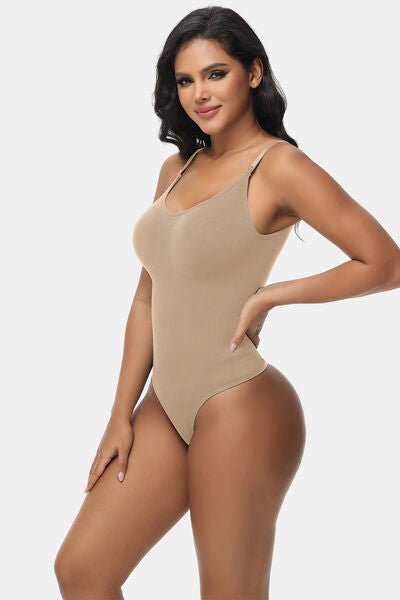 Elegant Spaghetti Strap Bodysuit