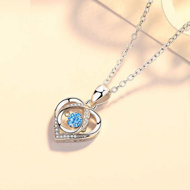 Elegant Women Heart Necklace