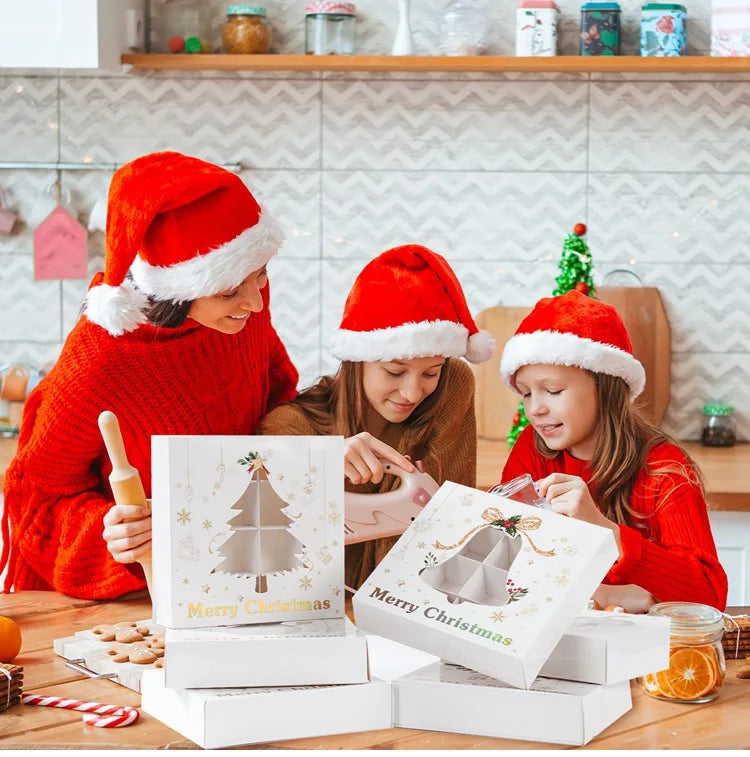 Elegant holiday wrapping boxes for treats