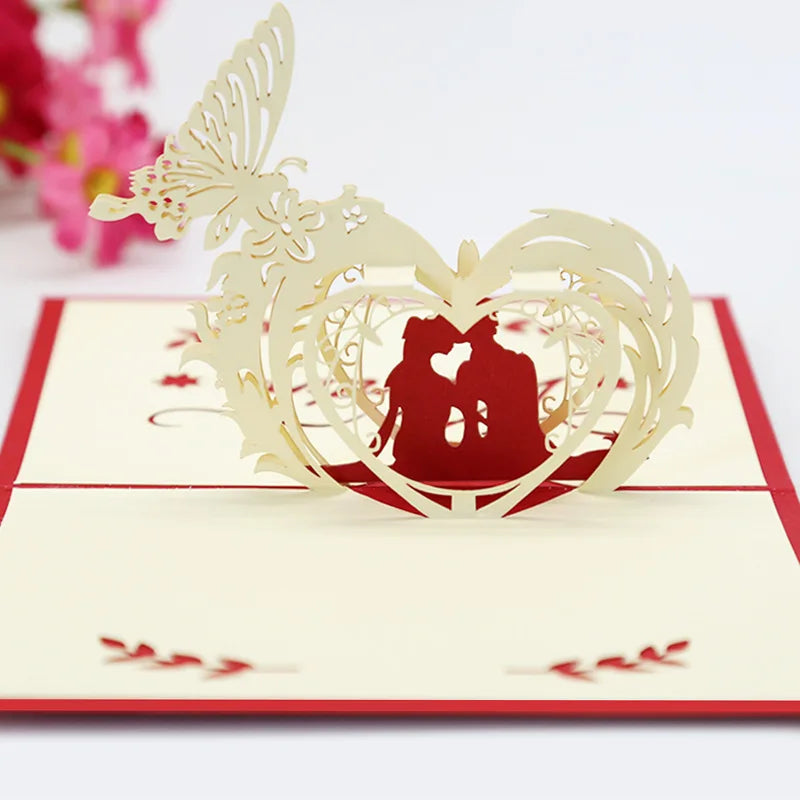 Elegant love-themed invitation