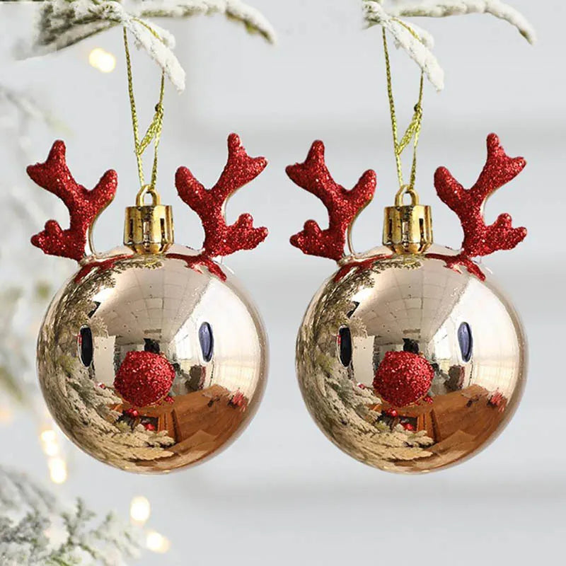 Elk Christmas Ball Ornaments for Holidays