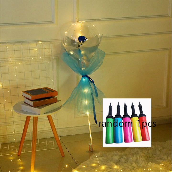 Enchanted LED Rose Balloon