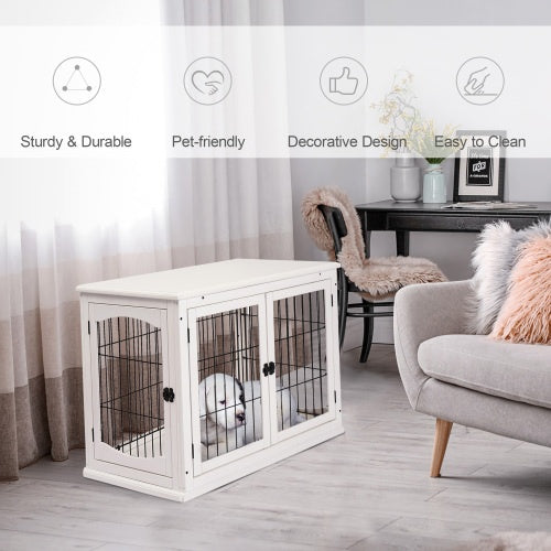 End table pet crate design