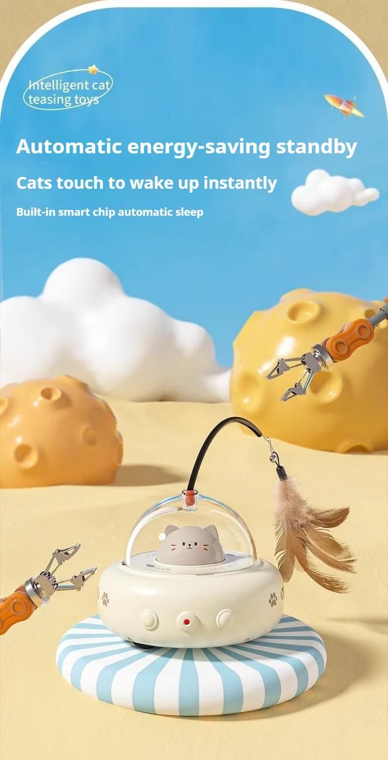 Energy-saving cat toy vehicle