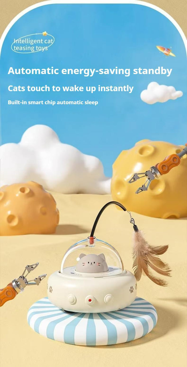 Energy-saving cat toy vehicle