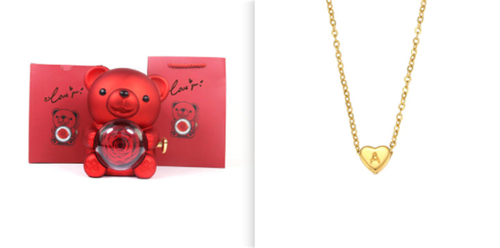 Eternal rose teddy giftbox