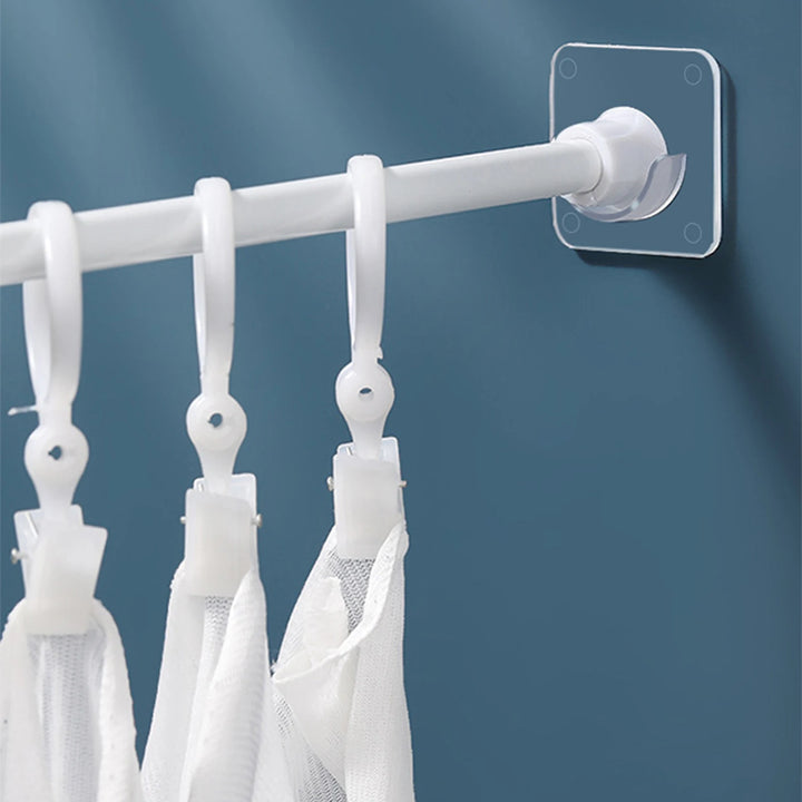 Extendable Bathroom Curtain Rod Without Drilling