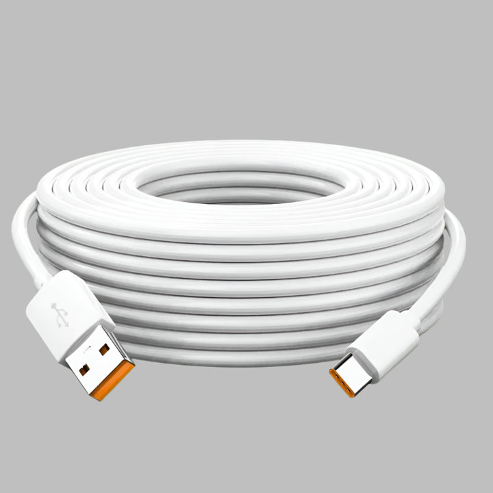 Extra long USB fast charging cable