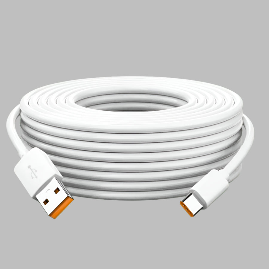Extra long USB fast charging cable