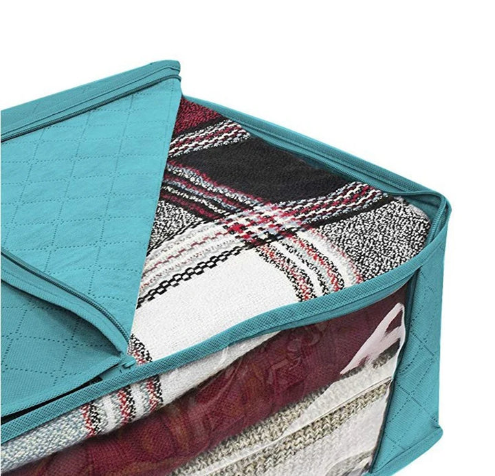 Fabric storage box folding