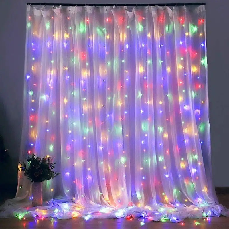 Fairy curtain lights for holiday parties