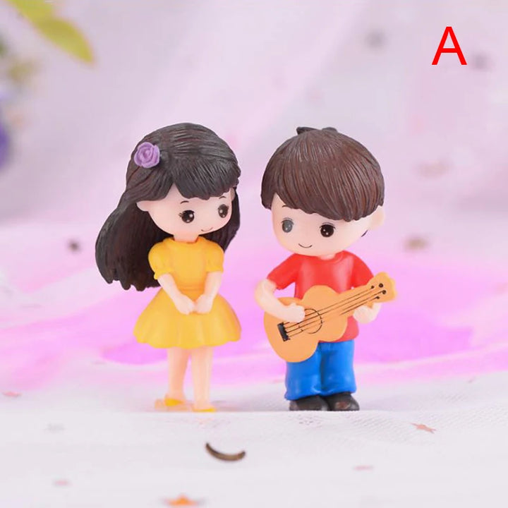 Fairy garden couple decoration