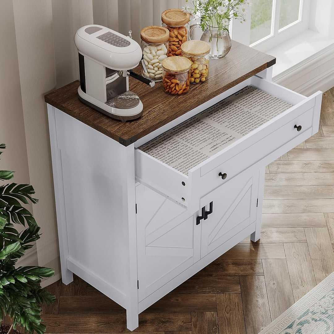 Farmhouse Coffee Bar Sideboard
