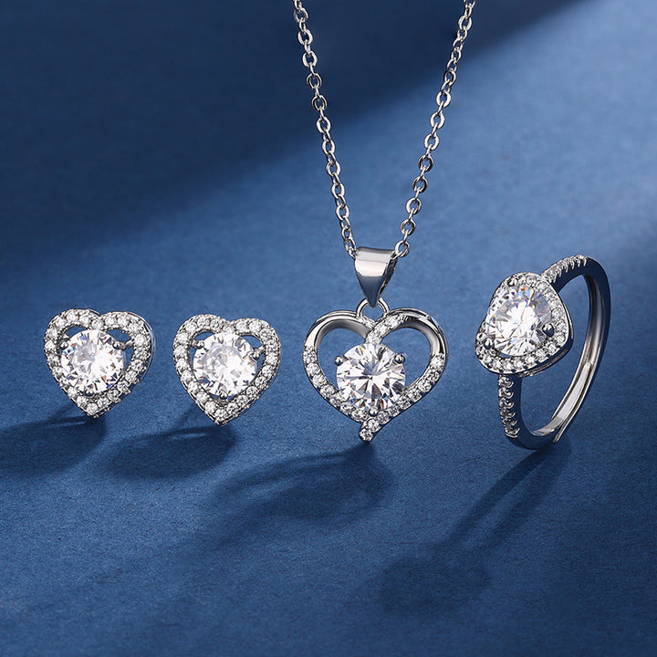 Fashion Silver Jewelry Suit