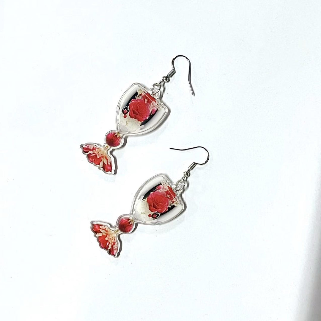 Fashion Wine Glass Earrings