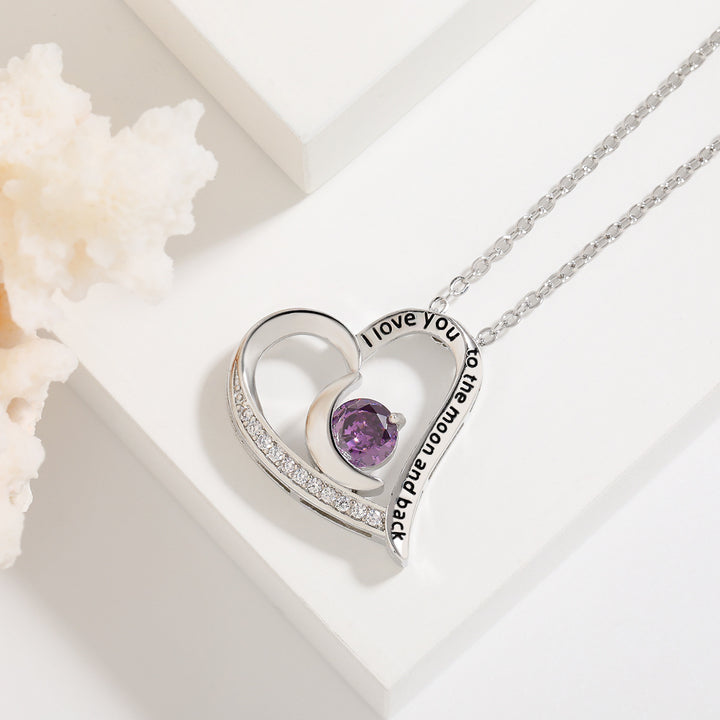 Fashion love necklace heart pendant