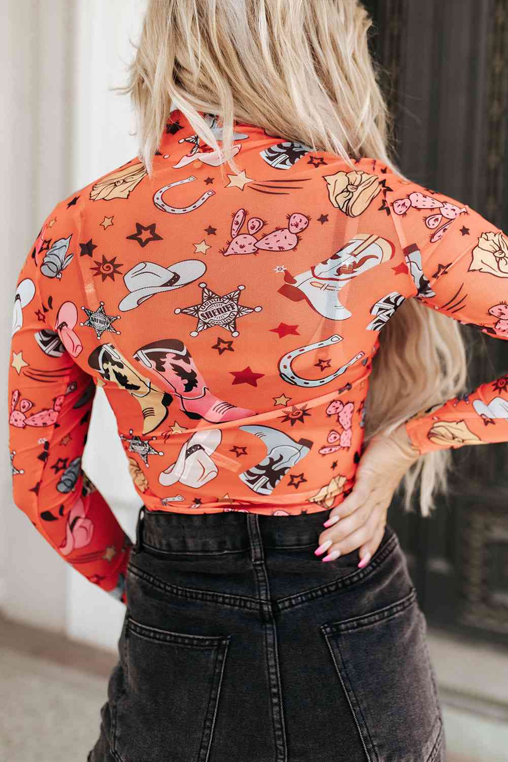 Fashionable Long Sleeve Bodysuit