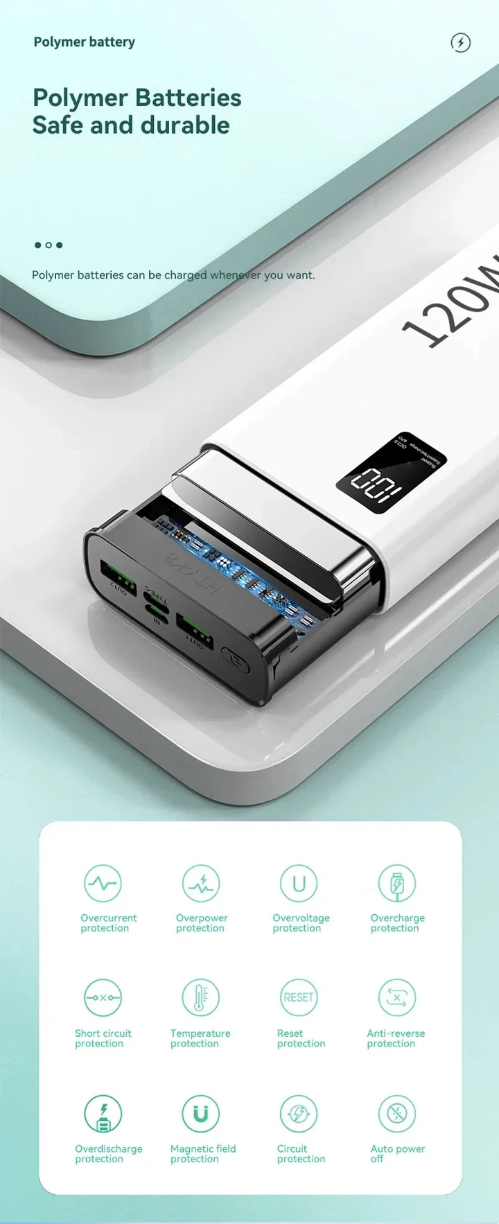 Fast Charging Backup Battery