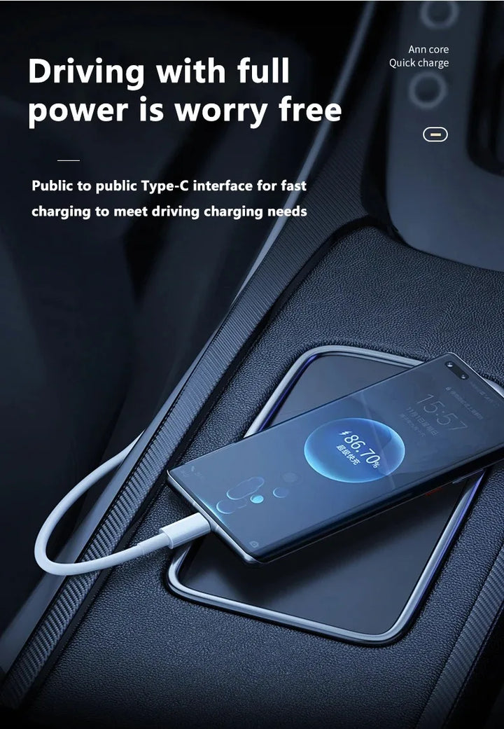 Fast Charging USB-C Cable – 100W PD Support


