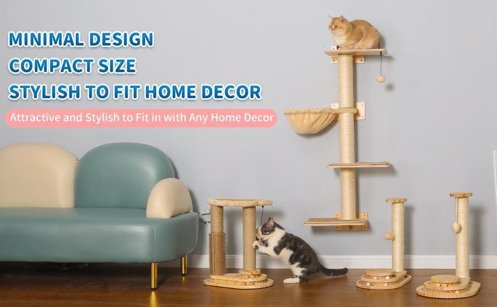 Feline interactive play board