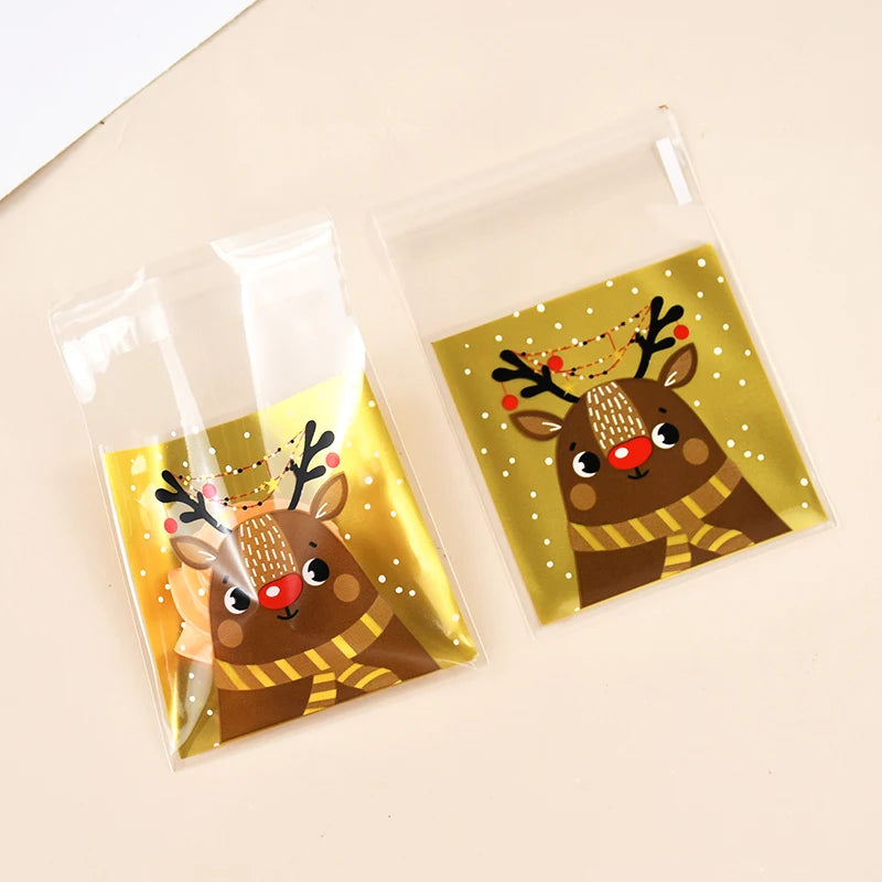 Festive 2025 holiday treat packaging bags