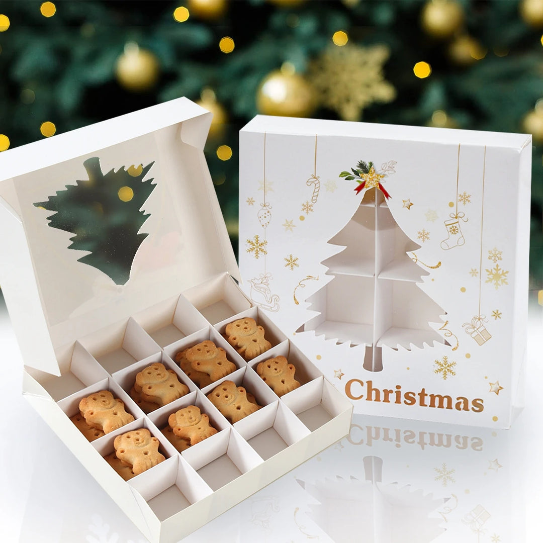 Festive Christmas candy gift boxes