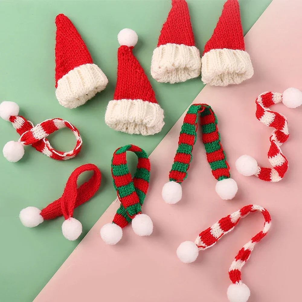 Festive Mini Santa Knitted Hat