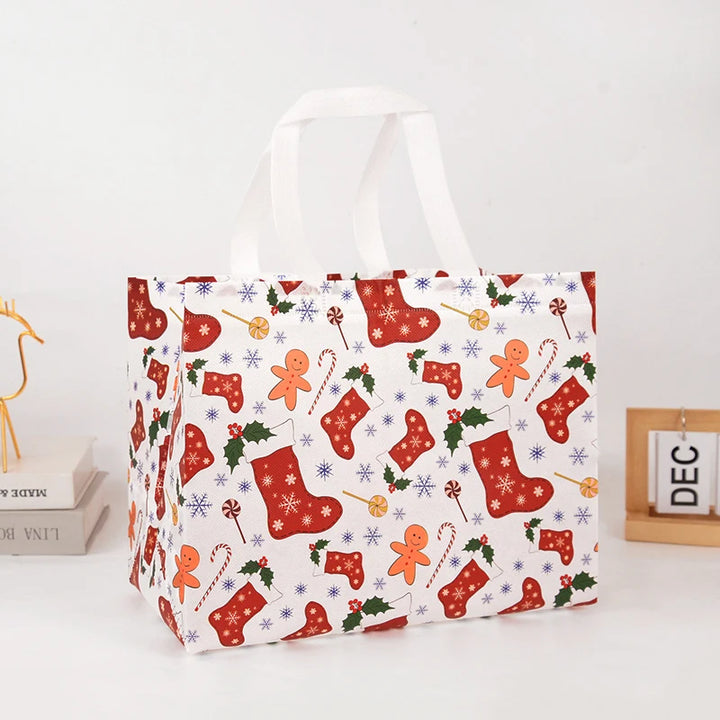 Festive candy bag with design