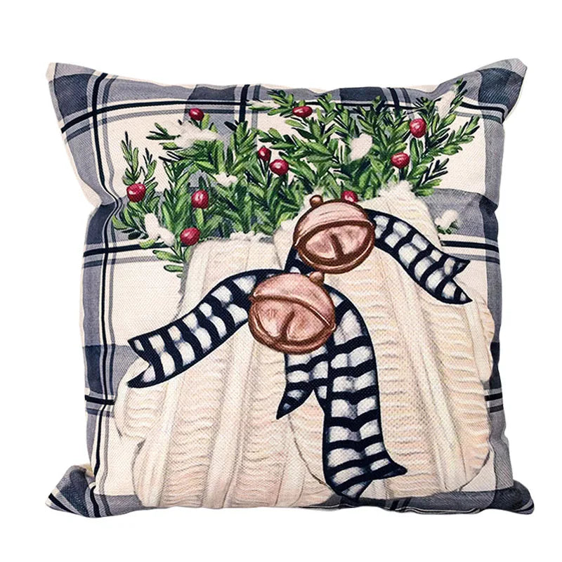 Festive cushion cover for Christmas cheer