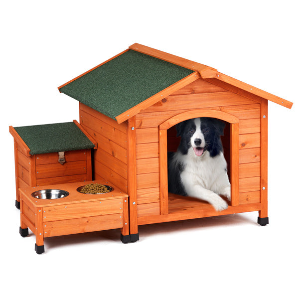 Fir Wood Outdoor Pet House Shelter