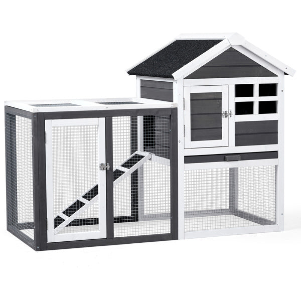 Fir wood pet hutch outdoor