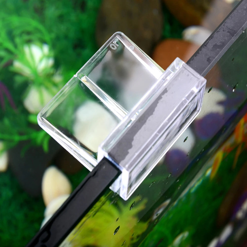 Fish tank glass cover support holder