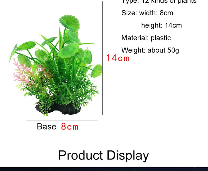 Fish tank grass ornament