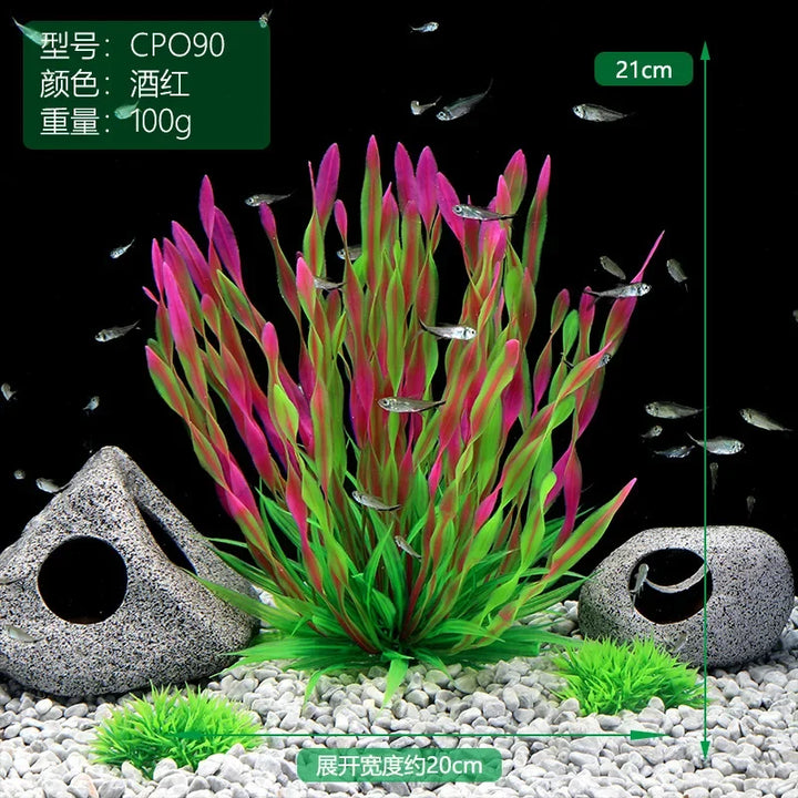 Fish tank seaweed decoration