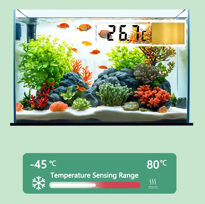 Fish tank thermometer for accurate readings