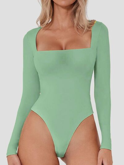 Fitted Square Neck Bodysuit