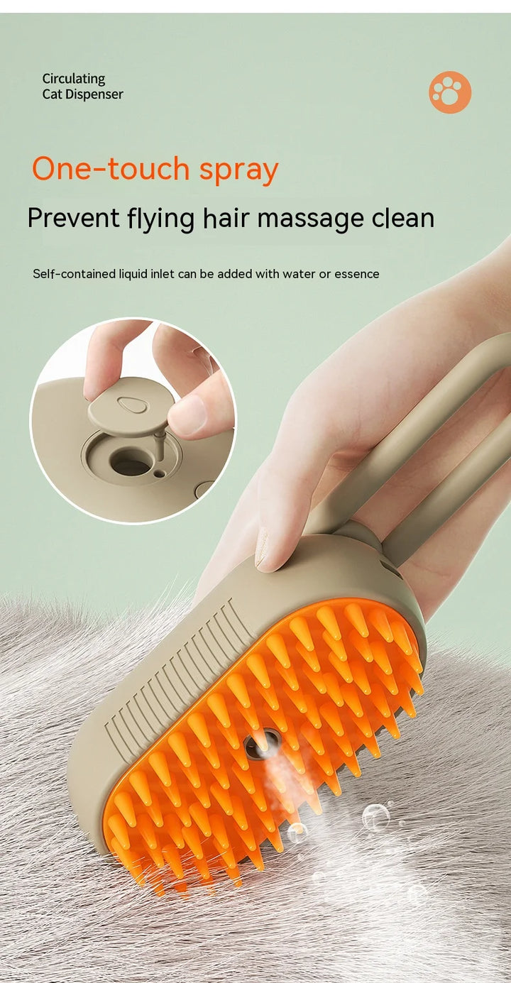 Flying Hair Massage Clean For Cats 