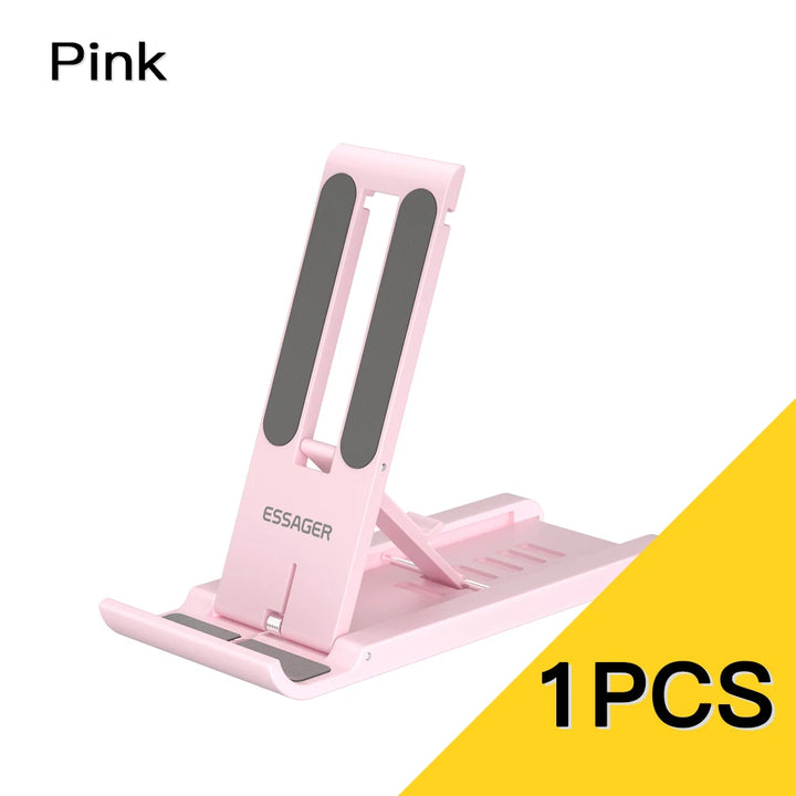 Foldable Phone Stand in pink color 