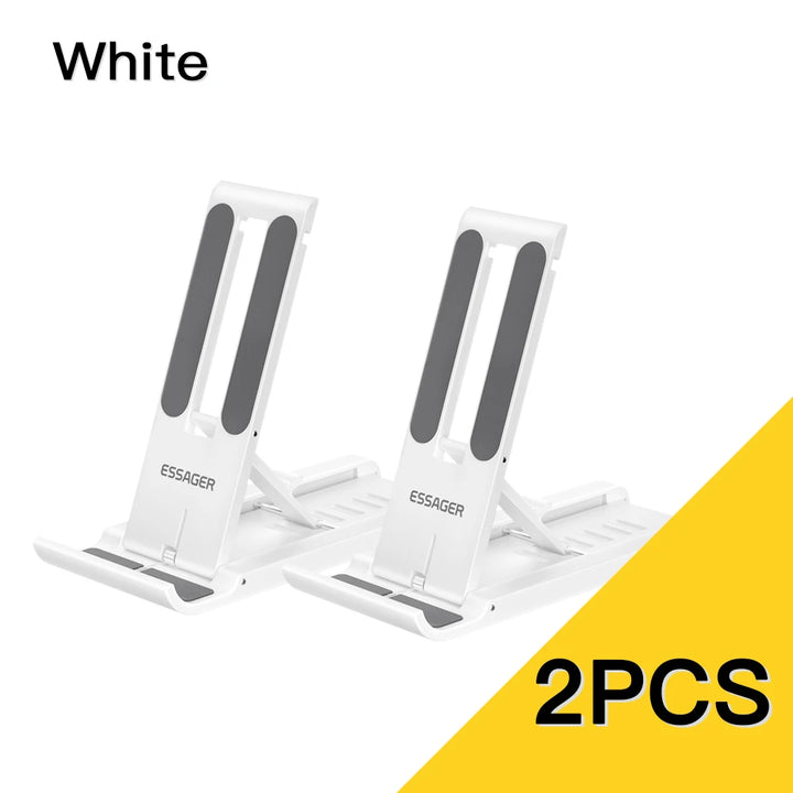 Foldable Phone Stand in white color 