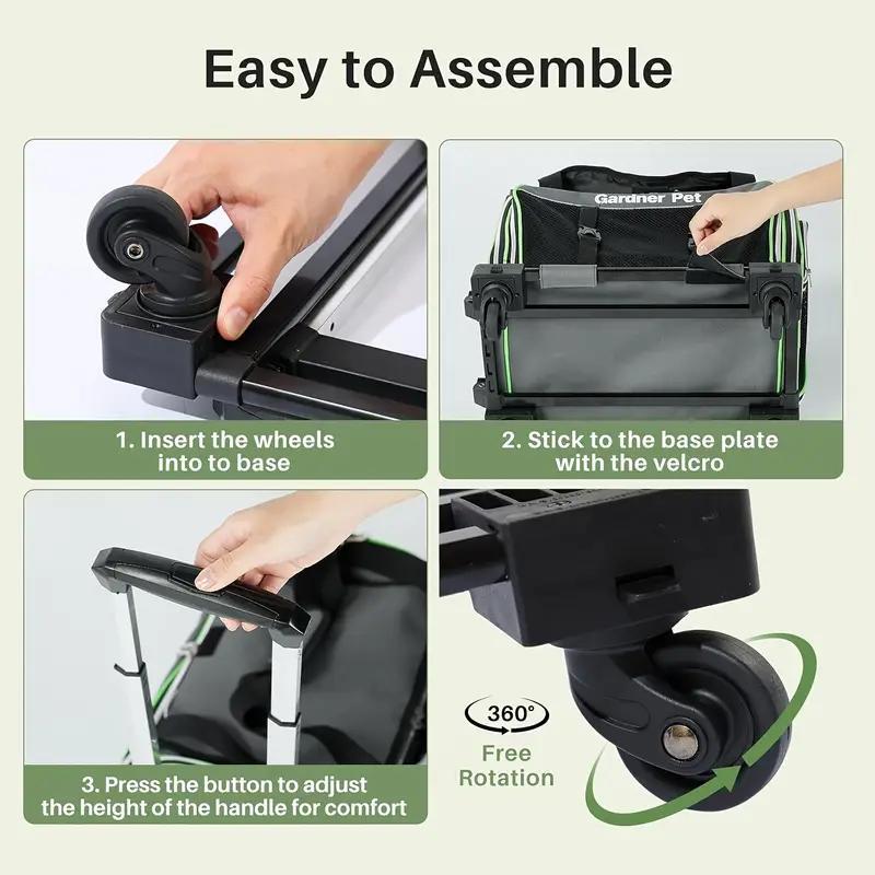 Foldable carrier for small pets