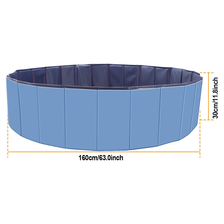 Foldable pet bath tub for indoor use