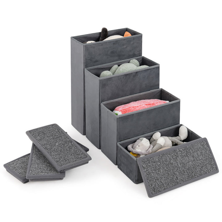 Foldable pet stairs for easy storage