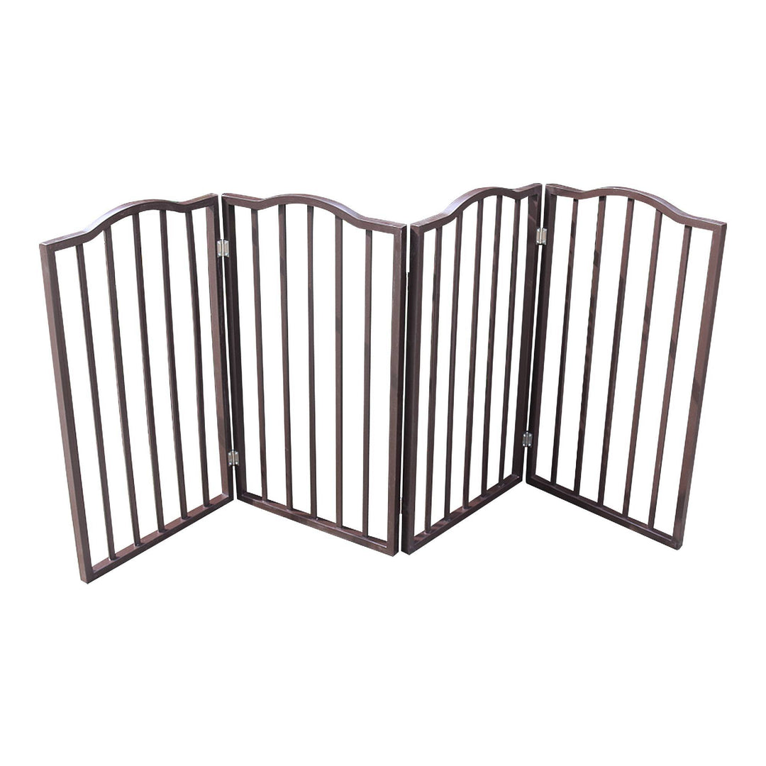 Folding dog gate for house